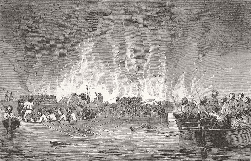 MILITARIA. {Caption cut off} 1855 old antique vintage print picture